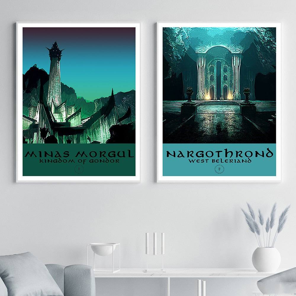 Middle Earth Lord of The Rings Canvas Art