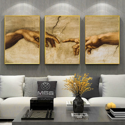 The Creation Of Adam Canvas Art