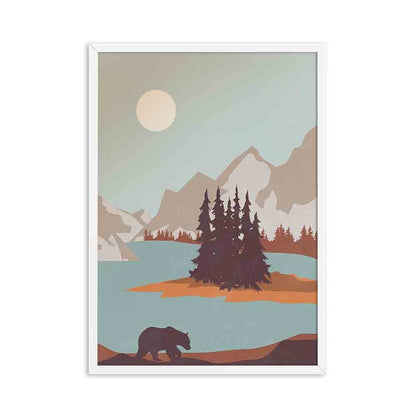 National Park Illustration Canvas Art