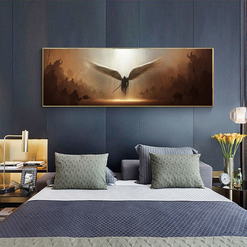 The Archangel of Justice Tyrael Canvas Art