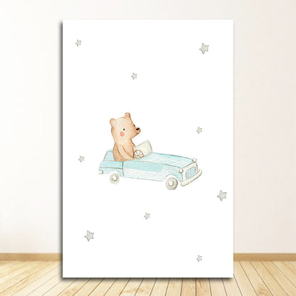 Baby Boy & Girl Nursery Canvas Art