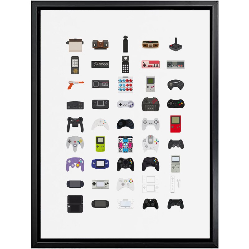 Video Game Controller Canvas Art