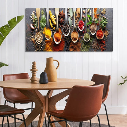 Colorful Spice Kitchen Canvas Art