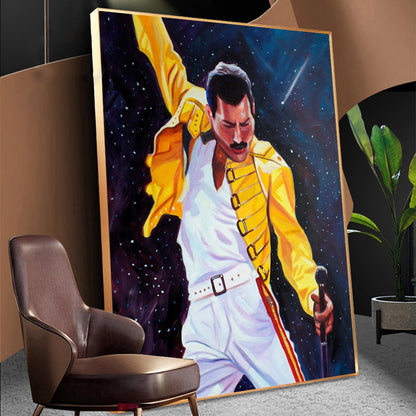 Freddie Mercury Music Star Canvas Art