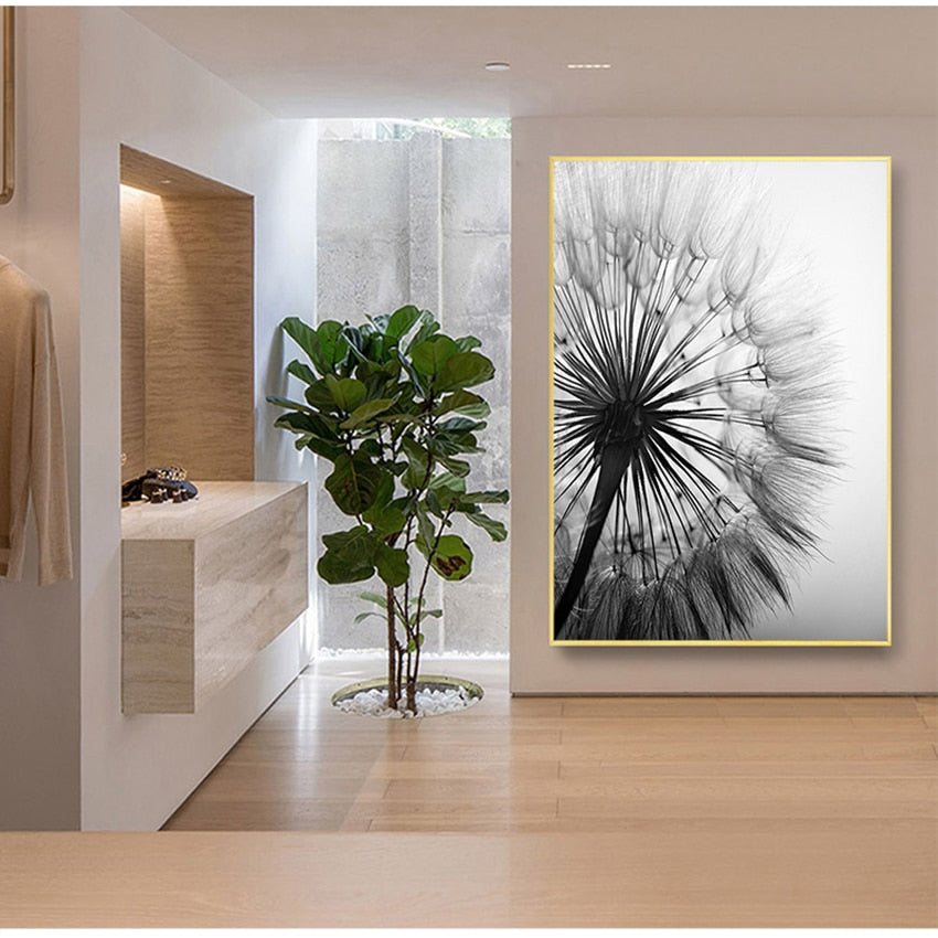 Dandelion Flower Canvas Art