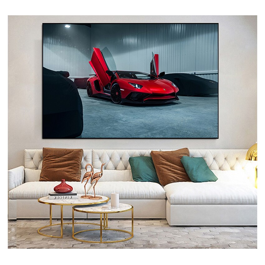 Lamborghini Aventador Roadster Canvas Art