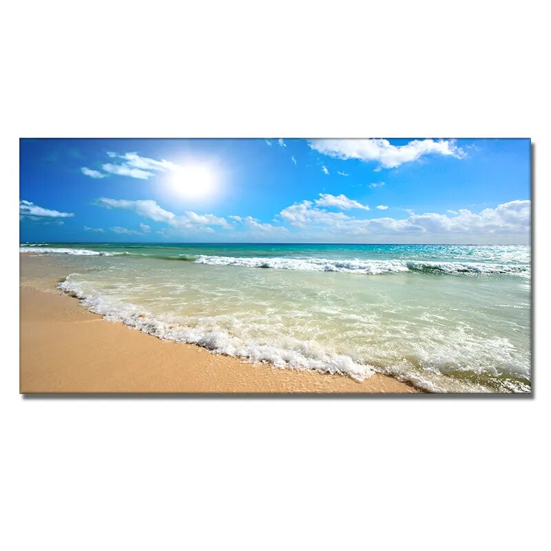 Sunset Seascape Wall Art Canvas