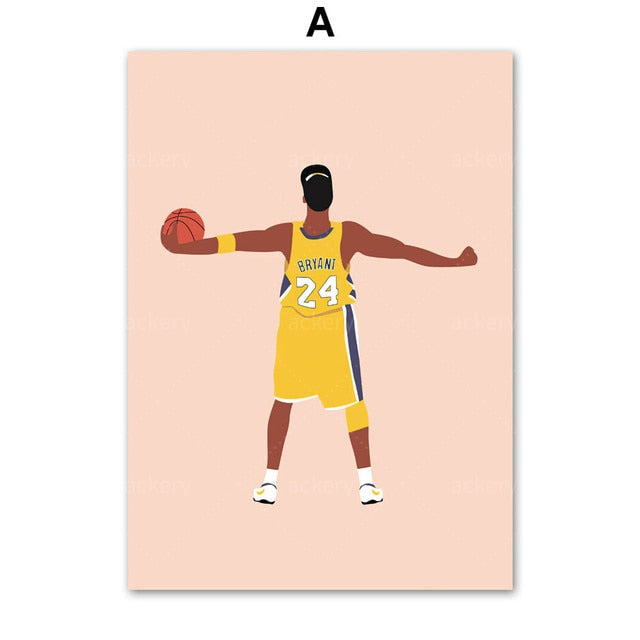 Basketball Player Canvas Art