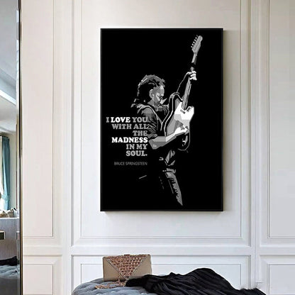 Bruce Springsteen Canvas Art