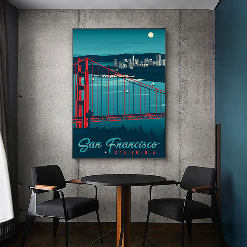 San Francisco Golden Gate Bridge Canvas Art