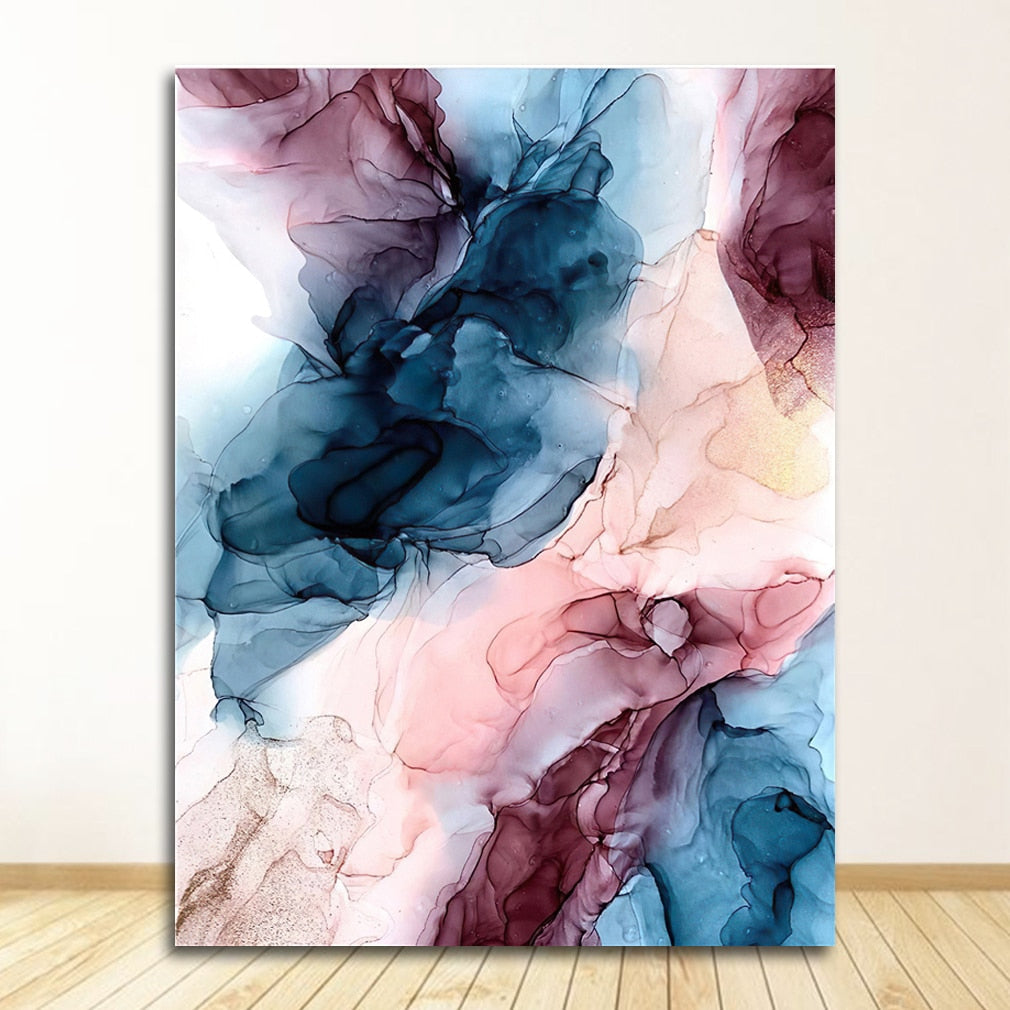 Abstract Cloud Canvas Art