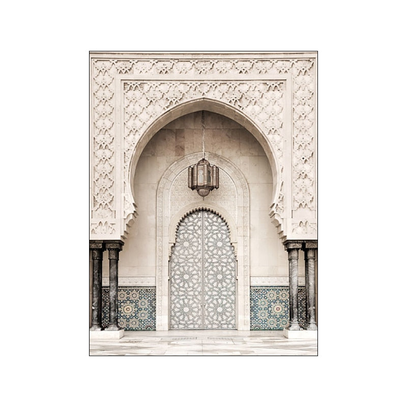 Mosque Scenery Canvas Art