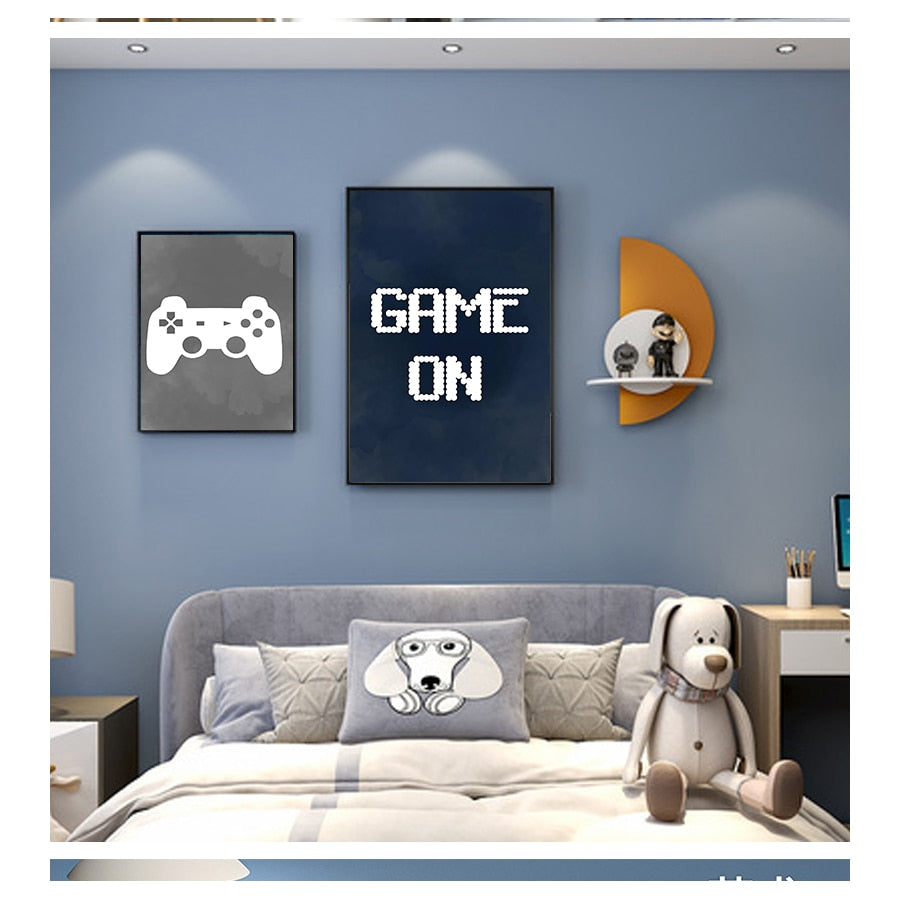 Video Game Wall Art Canvas