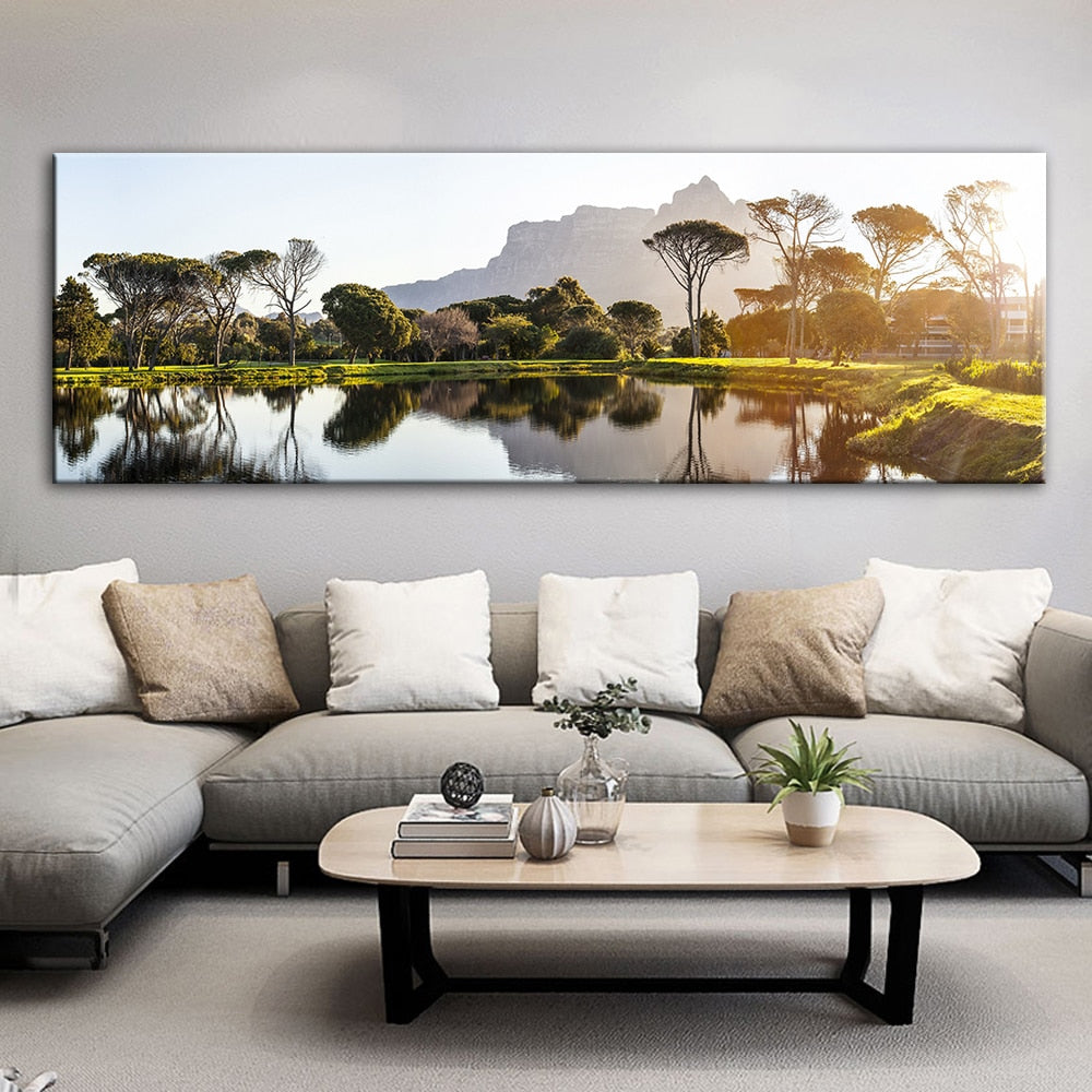 Beautiful Sunset Landscape Canvas Art