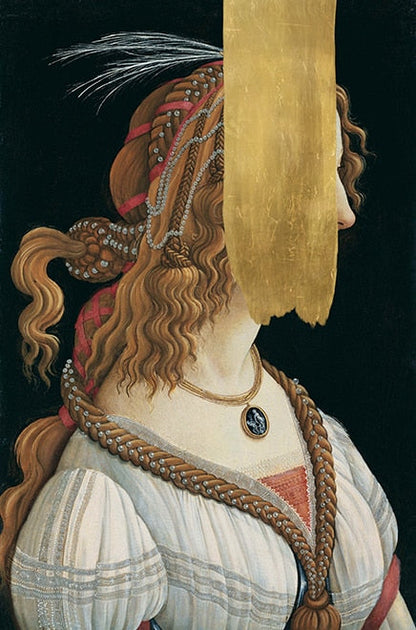 Portrait of a Young Woman by Sandro Botticelli Canvas Art