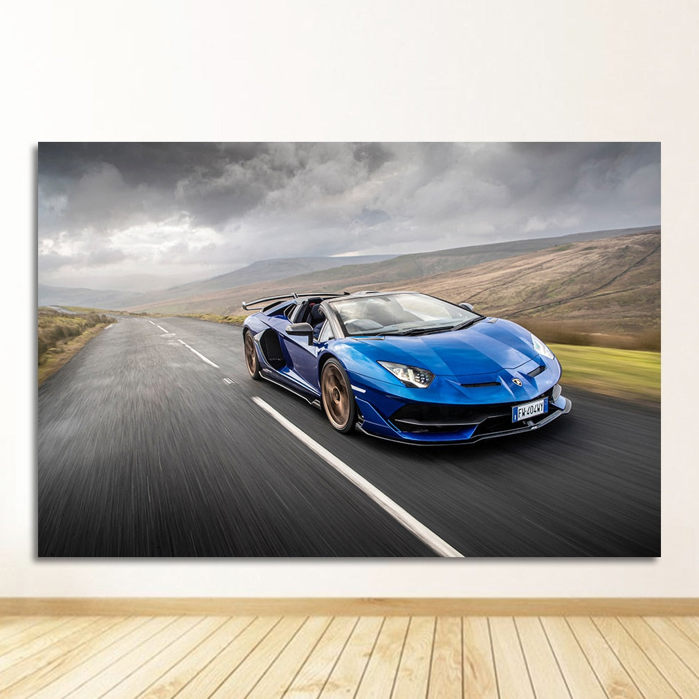 Lamborghini Aventador Roadster Canvas Art