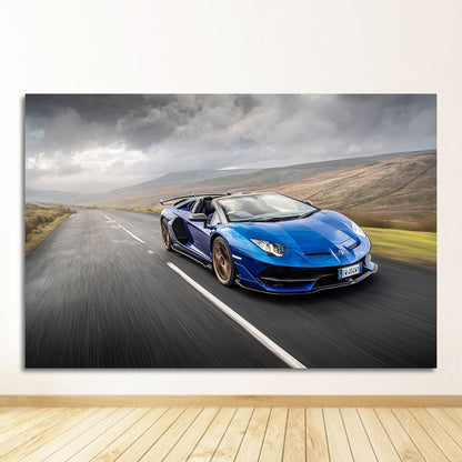 Lamborghini Aventador Roadster Canvas Art