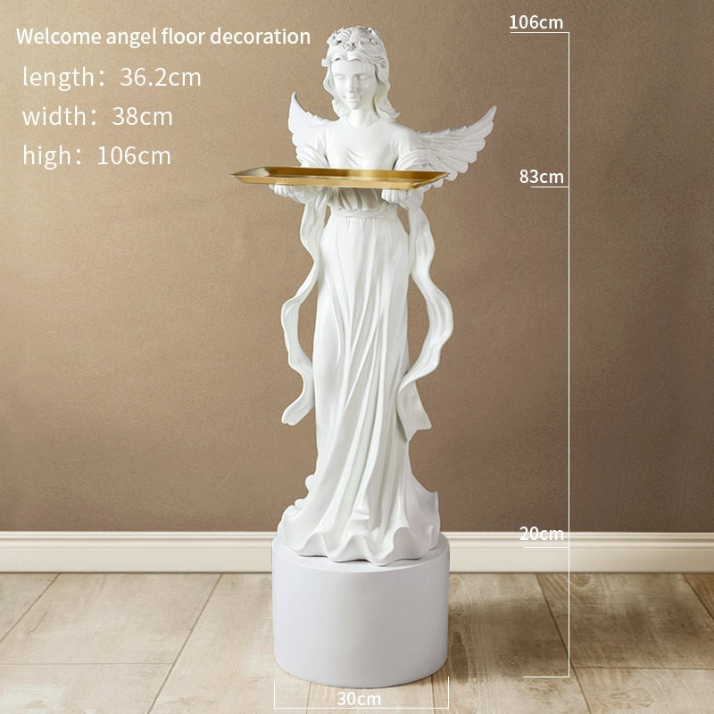 Angel Tray Statue