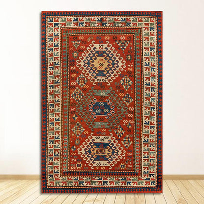 Antique Persian Carpet Retro Wall Art Canvas