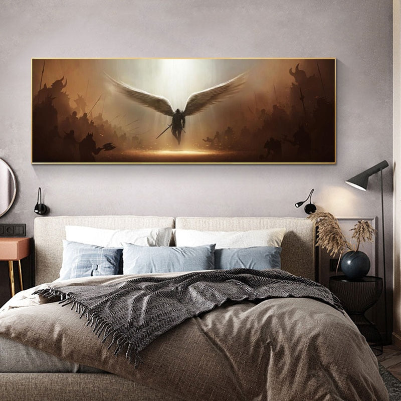 The Archangel of Justice Tyrael Canvas Art