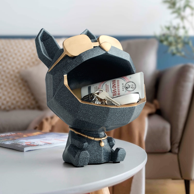 Cool Dog Big Mouth Storage Figurine