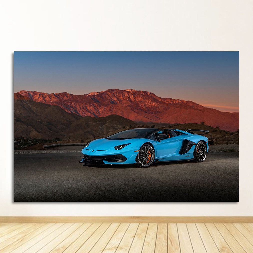 Lamborghini Aventador Roadster Canvas Art