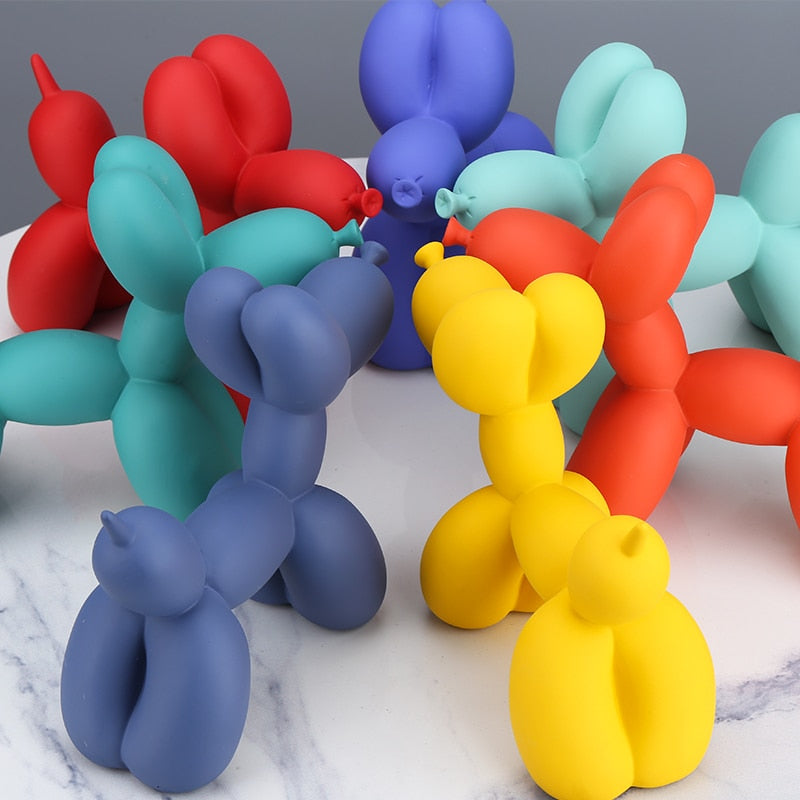 Matte Balloon Dog Statue