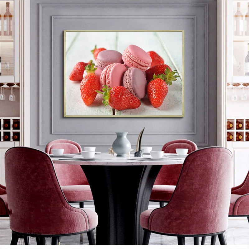 Colorful Macaron Canvas Art