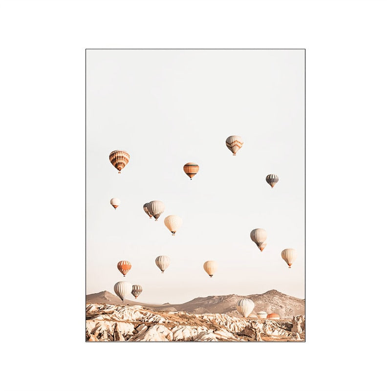 Desert Landscape Cactus Canvas Art