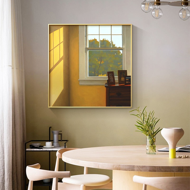 Window Sunshine Canvas Art