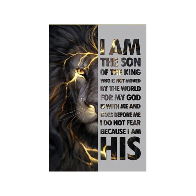 Lion Motivational Canvas Art