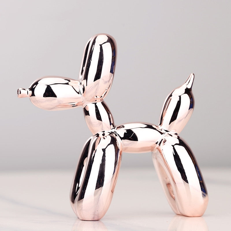 Electroplating Balloon Dog Statue