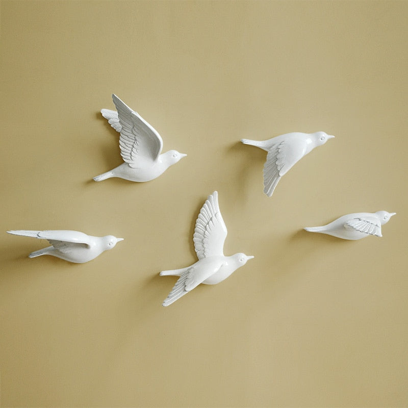 Birds Wall 3D Sticker Figurine