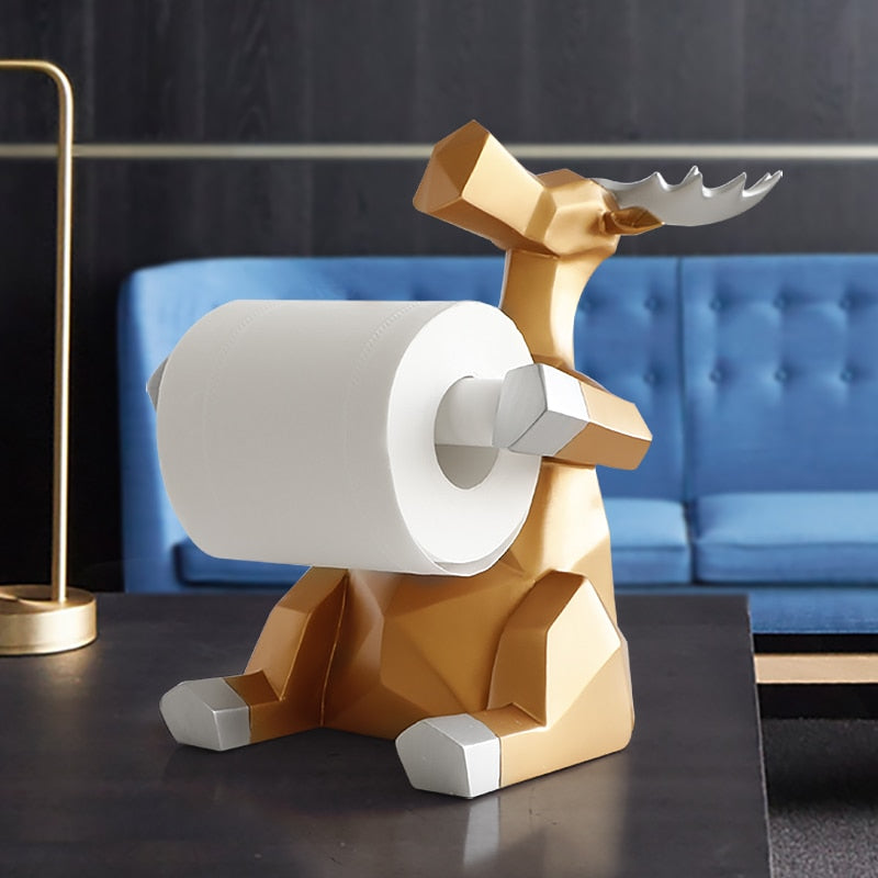 Animal Toilet Paper Holder Statue