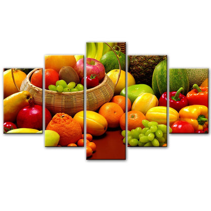 Kitchen Theme Fruits Canvas Art