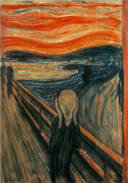 The Scream by Edvard Munch Canvas Art