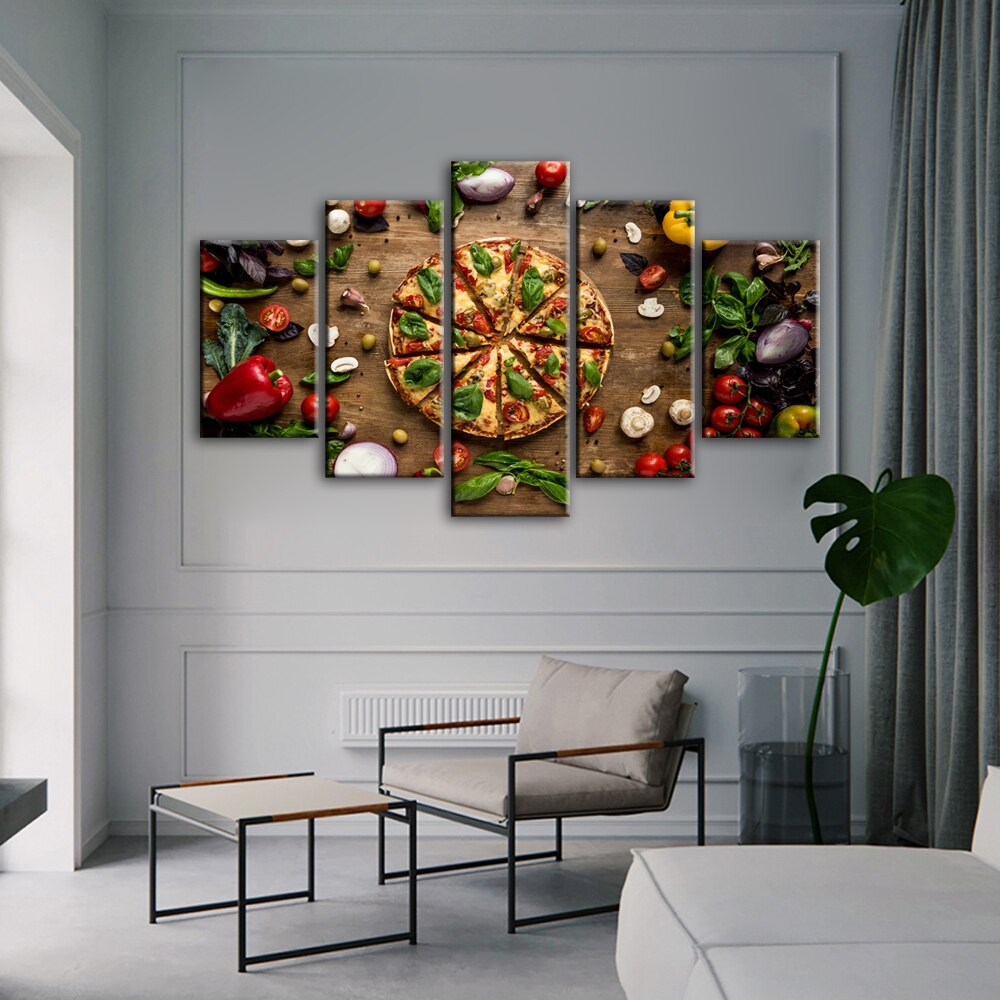 Pizza Wall Art Canvas