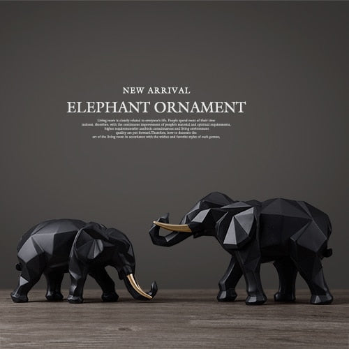 Elephant Figurine Set