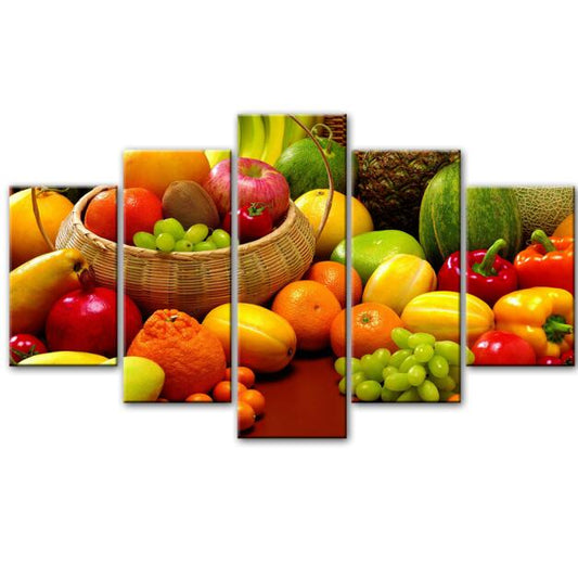 Kitchen Theme Fruits Canvas Art