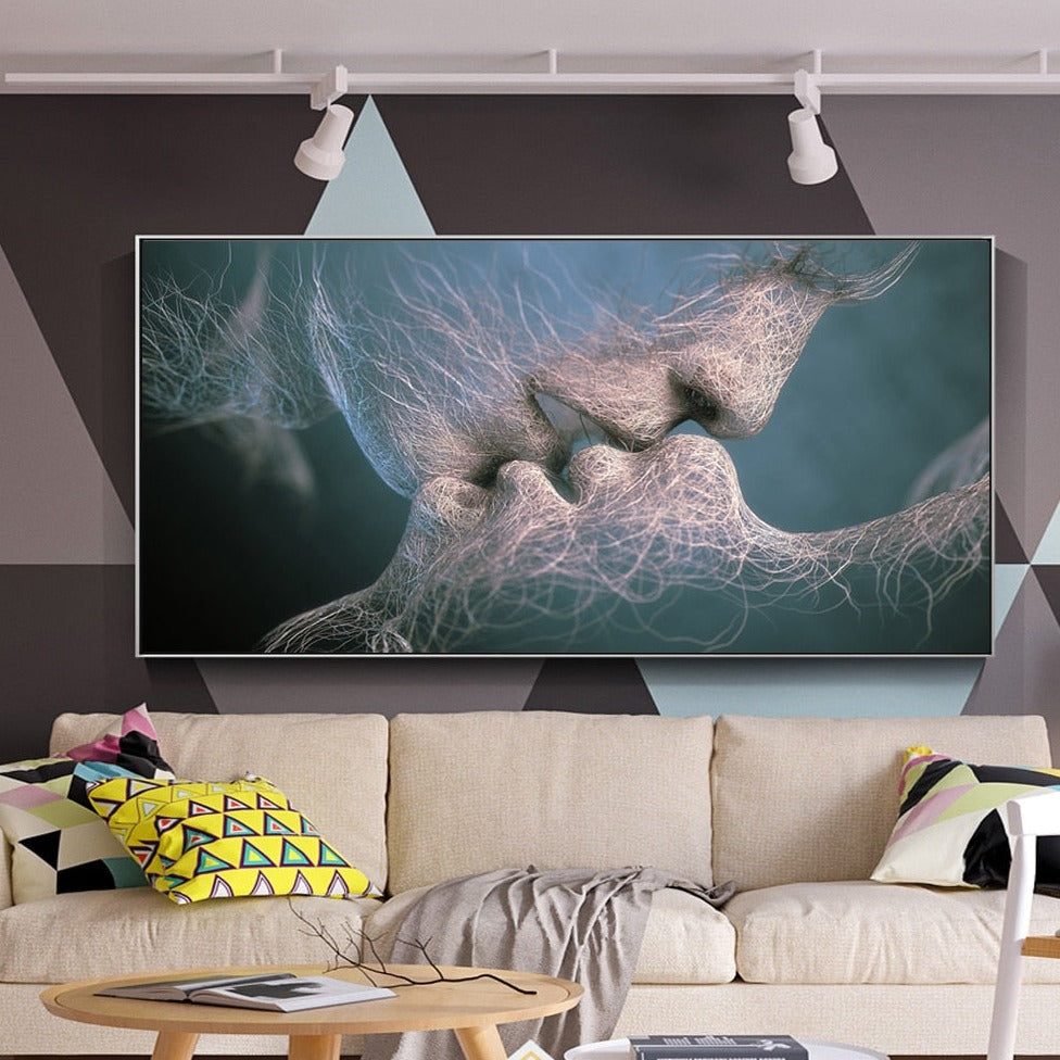 Modern Kiss Canvas Art