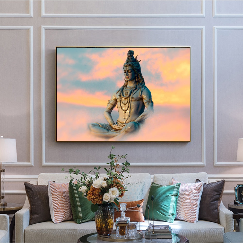 Lord Shiva Wall Art Canvas