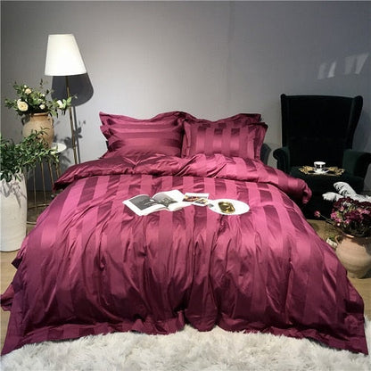 Erythrite Egyptian Cotton Duvet Cover Bedding Set