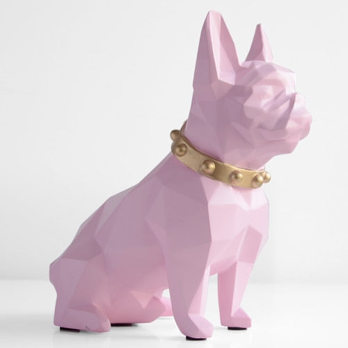 Bulldog Coin Bank Statue