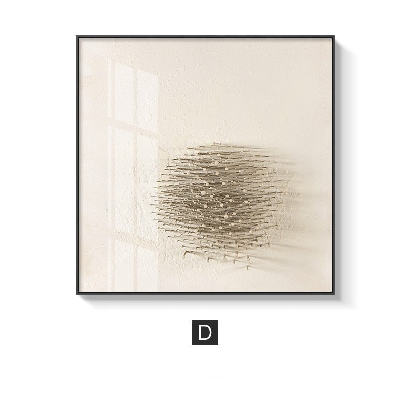 Black White Gray Abstract Canvas Art