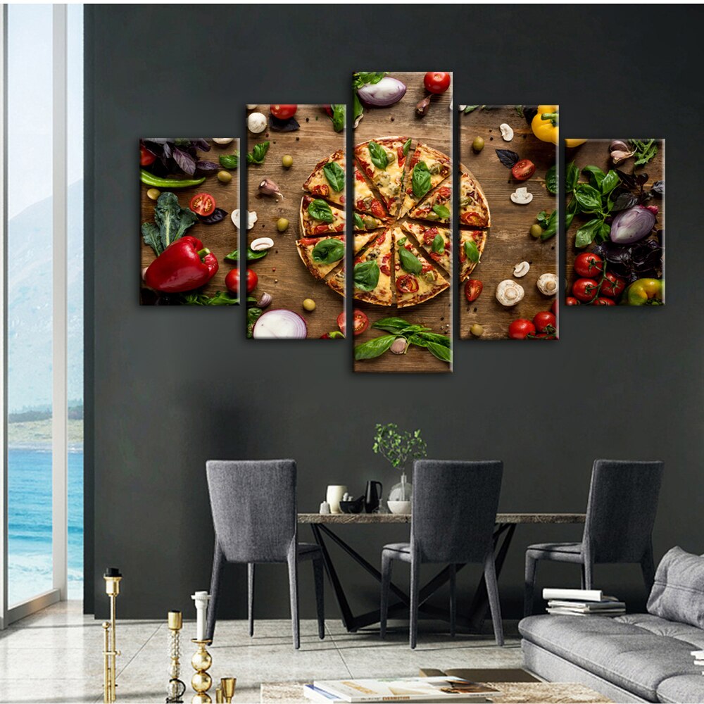 Pizza Wall Art Canvas