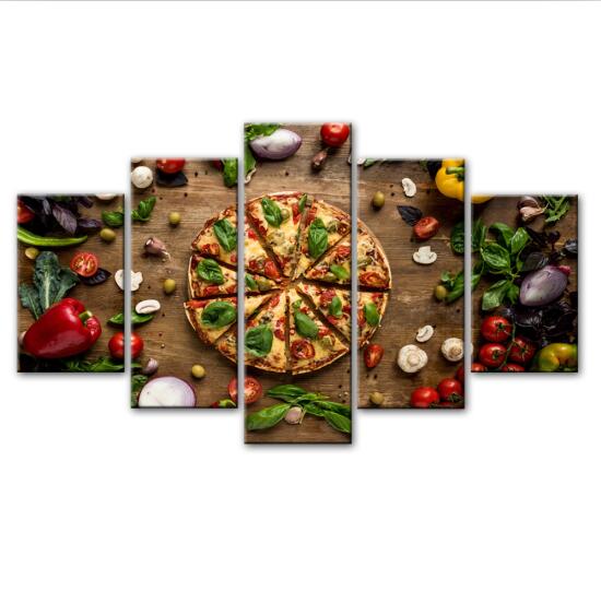 Pizza Wall Art Canvas