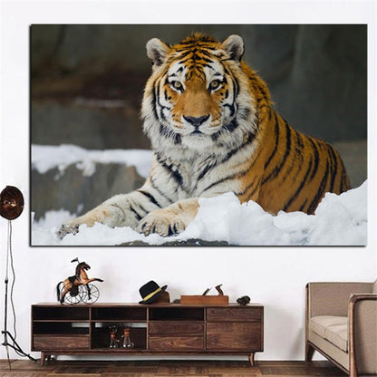 Wild Tiger Wall Art Canvas