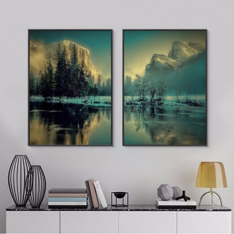 Forest Lake Canvas Art