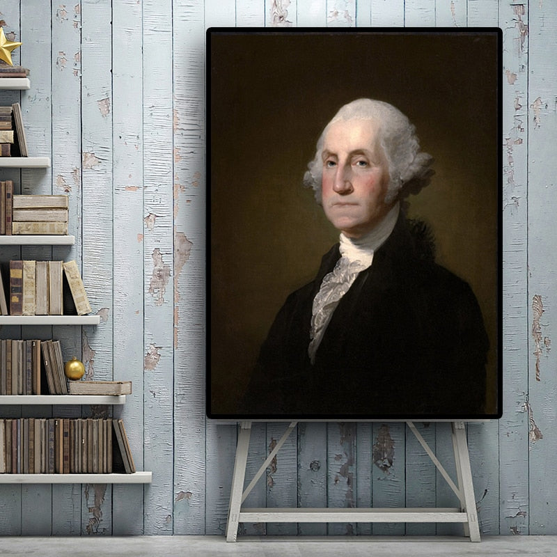 George Washington Painting Wall Art Canvas