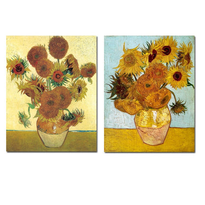 Vincent Van Gogh Golden Sunflower Oil Canvas Art